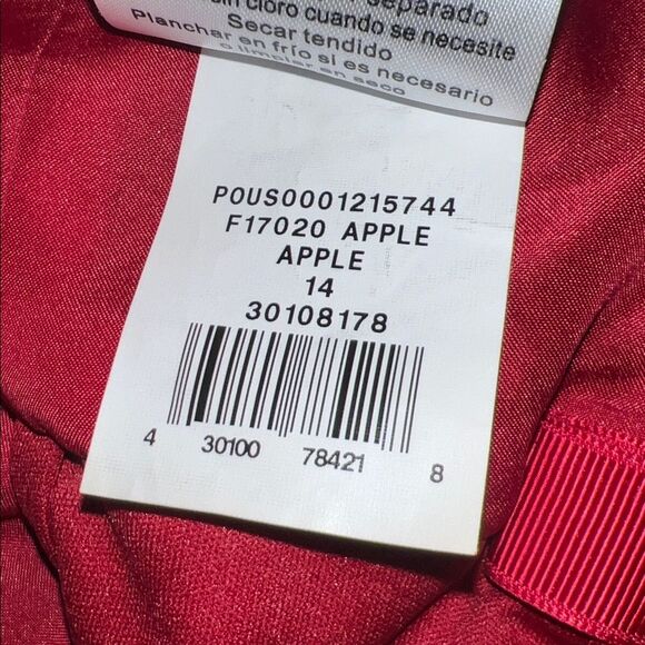 David’s Bridal Burgundy Lace Halter Bridesmaid Dress Size 14 Wedding Guest - Picture 7 of 10